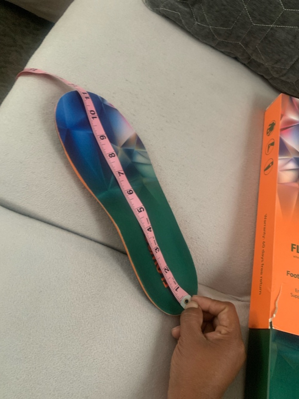 Flowsole Orange Foot Pain Relief Insole - Men - Picture 7 of 7